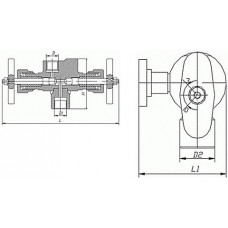 Клапан запорный Т-203 и Т-203нж Т-203