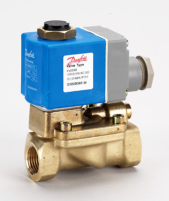 Клапан Danfoss EV220B закрытый (-10°С ... +90°С); ду15 032U451431