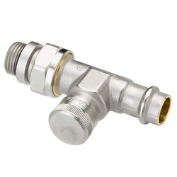 Клапан запорный Danfoss RLV Ду 15 Press прямой 003L1824