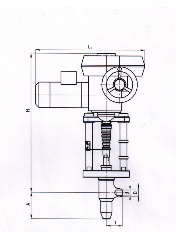 Клапан регулирующий 1436-65-Э, 1086-100-Э и 879-65-Ра 879-65-Ра