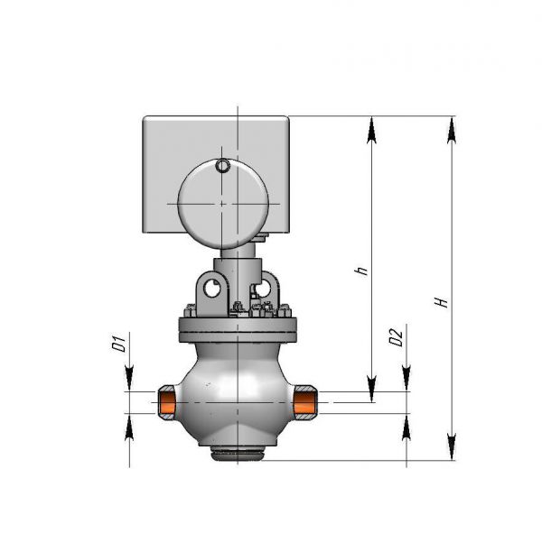 Клапан регулирующий 6с-8-2