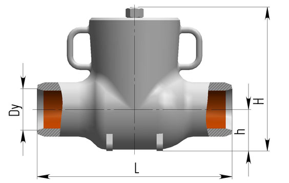 Клапан обратный 4с-3-1, 4с-3-2, 4с-3-3, 4с-3-4, 4с-3-5 4с-3-1