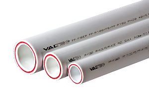 ТРУБА PP- FIBER VALTEC армированная стекловолокном, PN 20, 20 MM (белый, по 2м) артикул VTp.700.FB20.20