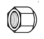 Danfoss 011L1101 — NS 4-4 Гайка 1/4"