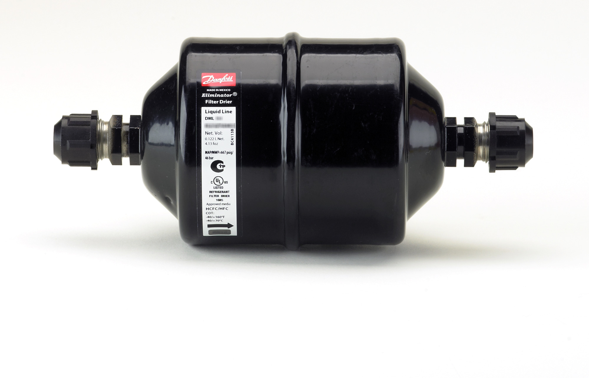 Danfoss 023Z0195 — Фильтр-осушитель DML 416 3/4", отбортовка