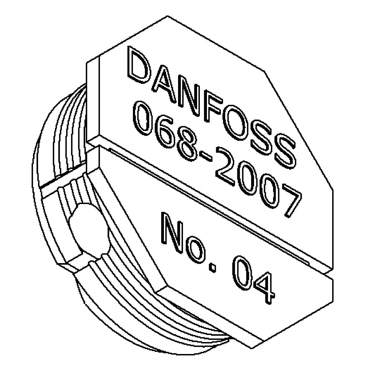 Danfoss 068-2007 — Клапанный узел № 04 для T/TE 2