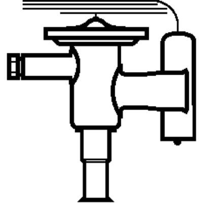 TUB Клапан терм №4 R22/R407C 1/4"x1/2"