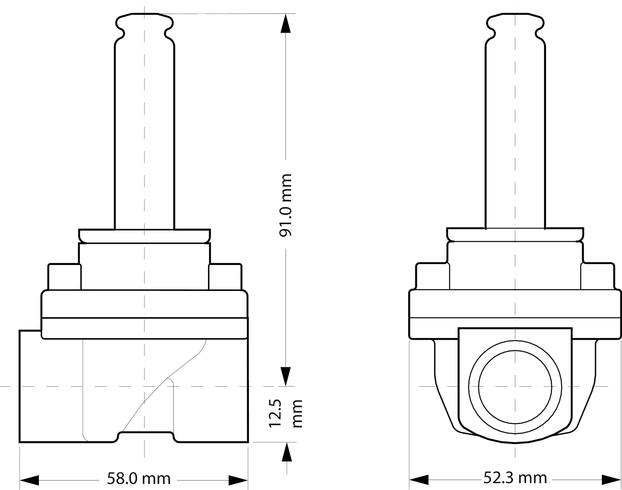 Danfoss 032U5253 — Клапан электромагнитный EV250B, присоединение внутренняя резьба G 1/2", материал уплотнения FKM, нормально закрытый