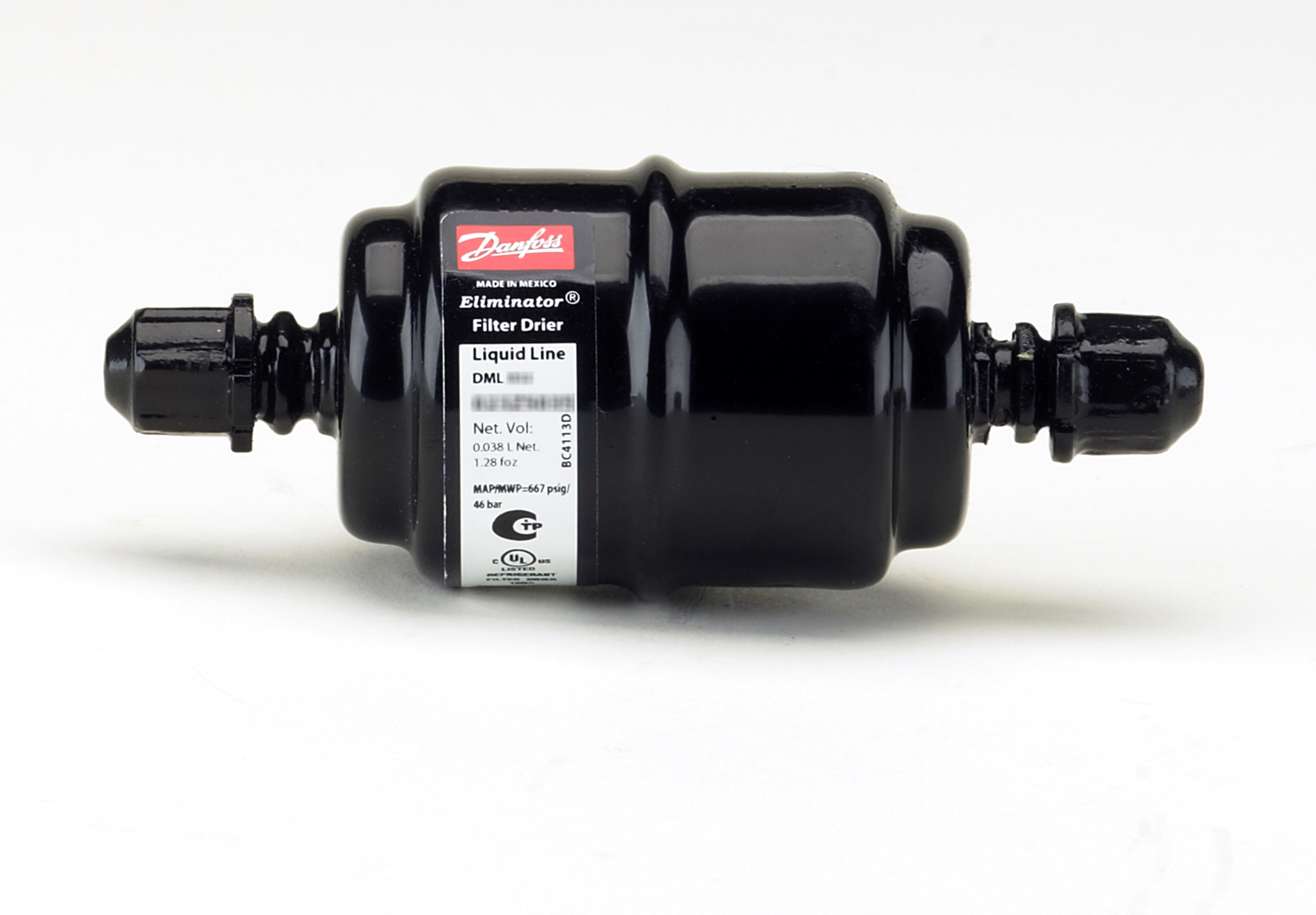 Danfoss 023Z509091 — Фильтр-осушитель DML 033 10 мм, отбортовка