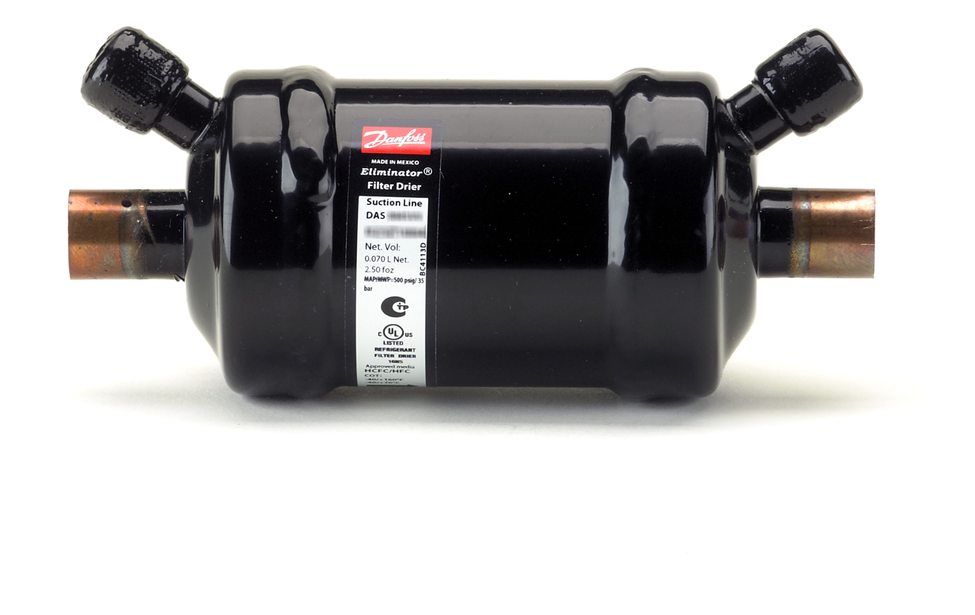 Danfoss 023Z1005 — Фильтр антикислотный DAS 085sVV 5/8", омеднённые