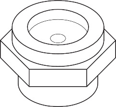 SGP 1/2 RX Cтекло cмотровое 1/2–14 NPT