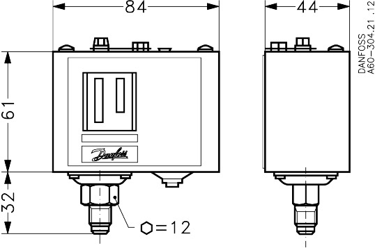 KP 7W Реле давления