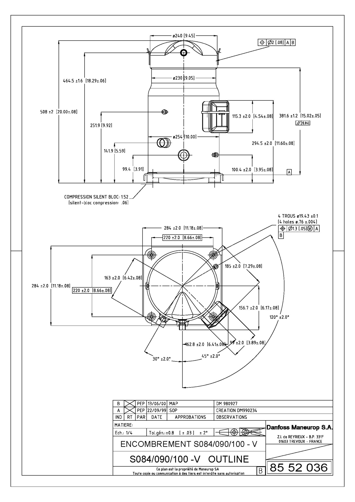 SM090-4VI Компрессор спиральный