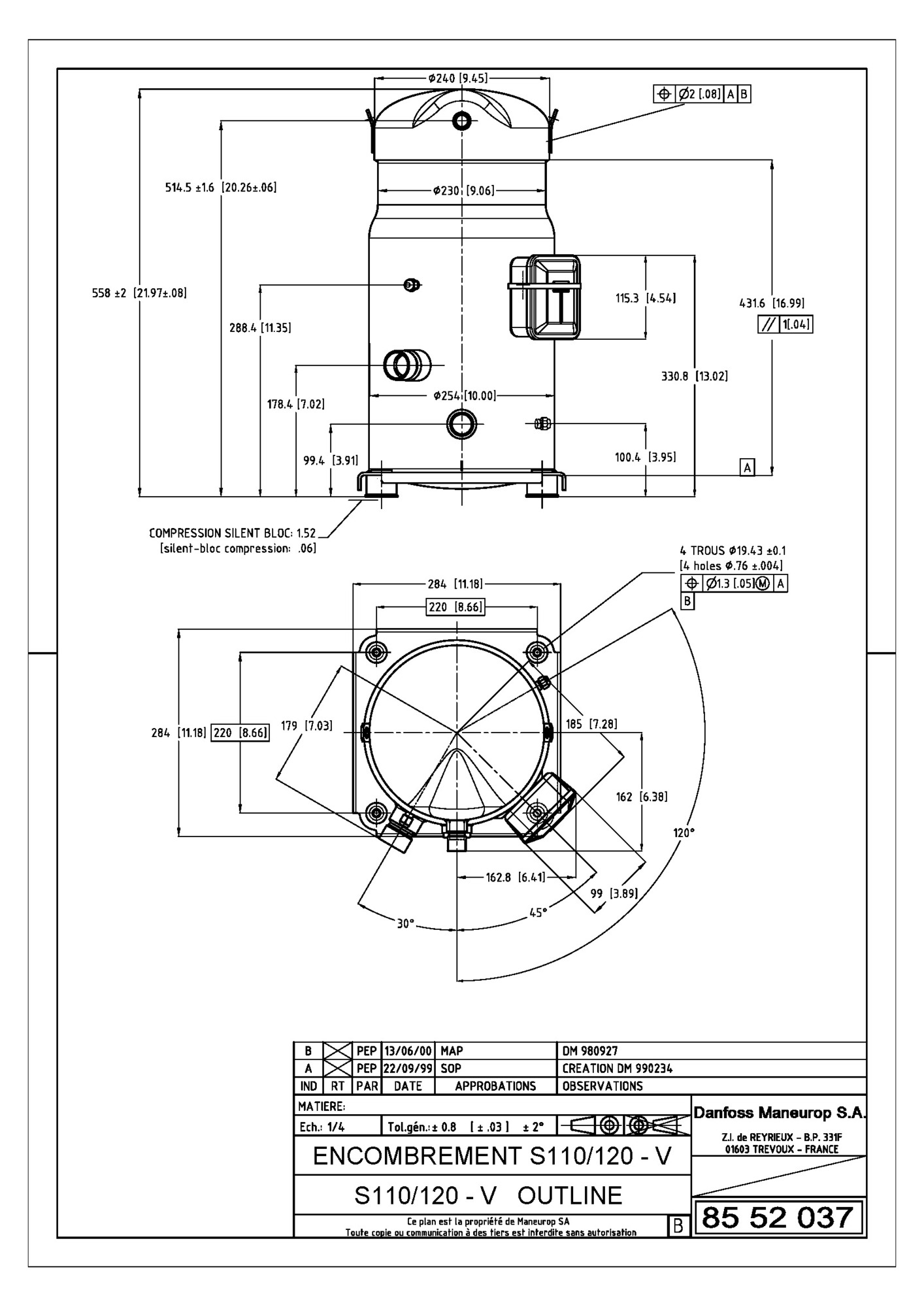 SM110-4VI Компрессор спиральный