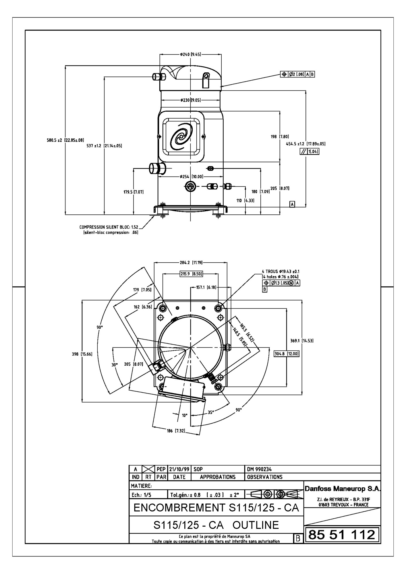 SM125-4CAI Компрессор спиральный(пр. класс 1770547402)