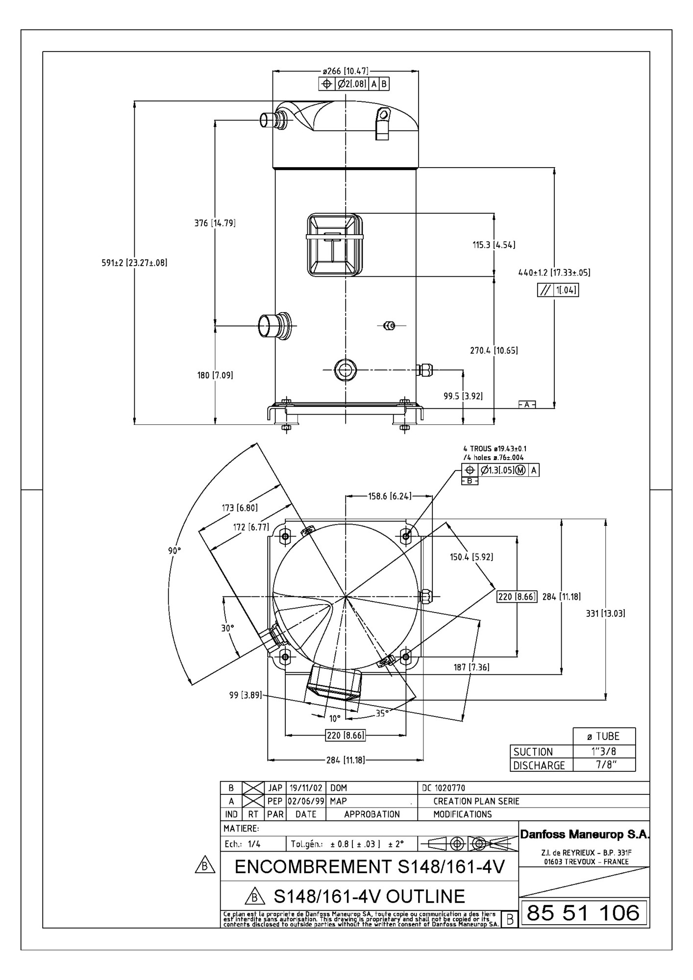 SM148-4VAI компрессор спиральный