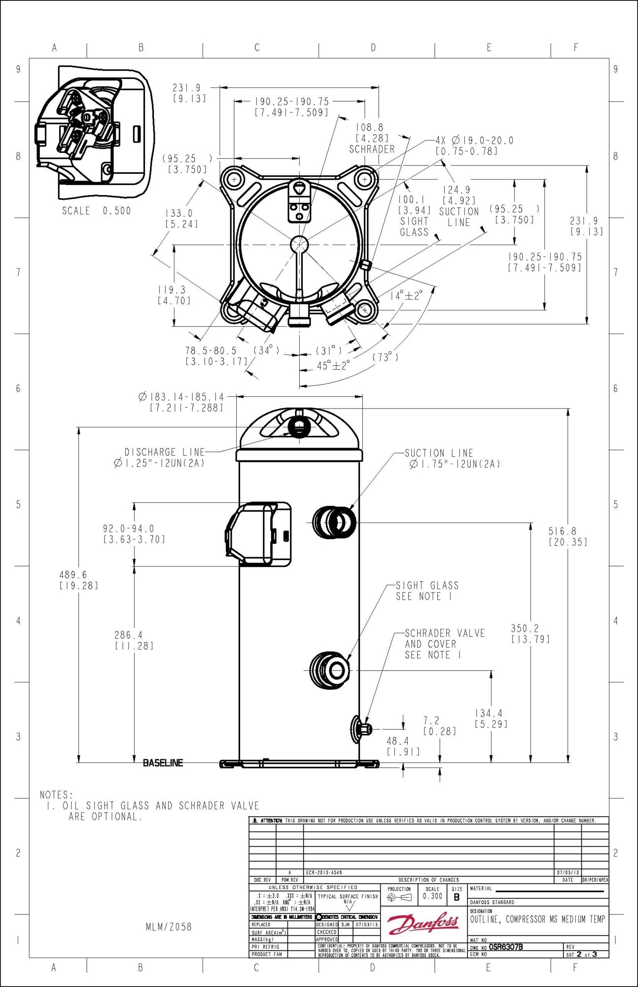 MLZ058T4LQ9A Компрессор спиральный