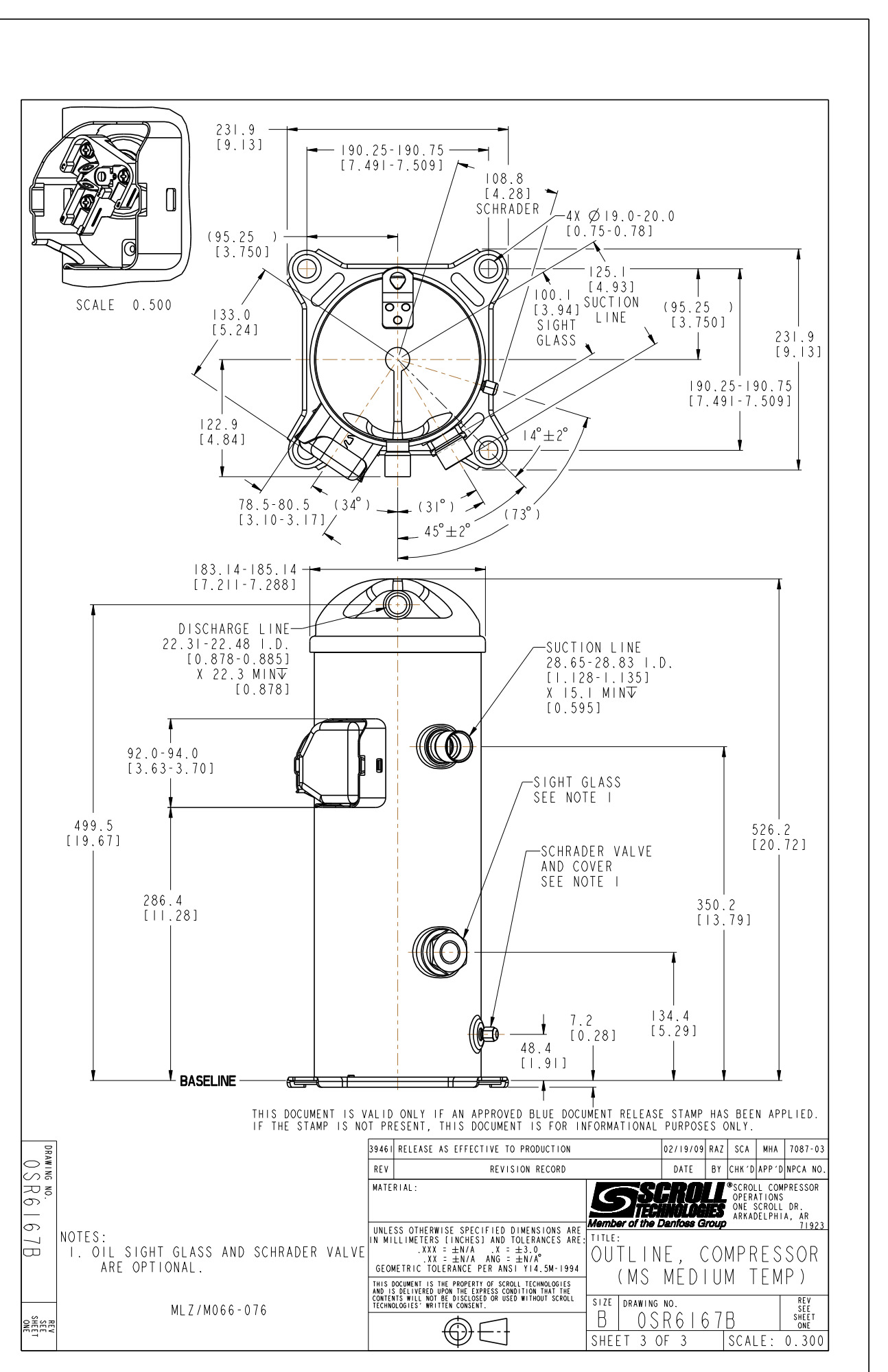 MLZ066T4LC9A Компрессор спиральный