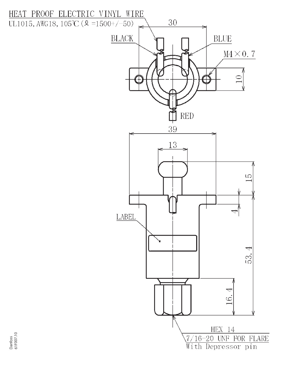 ACB-2UB125W Реле давления картриджное