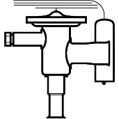 TUB Клапан терм №1 R22/R407C 1/4"x1/2"