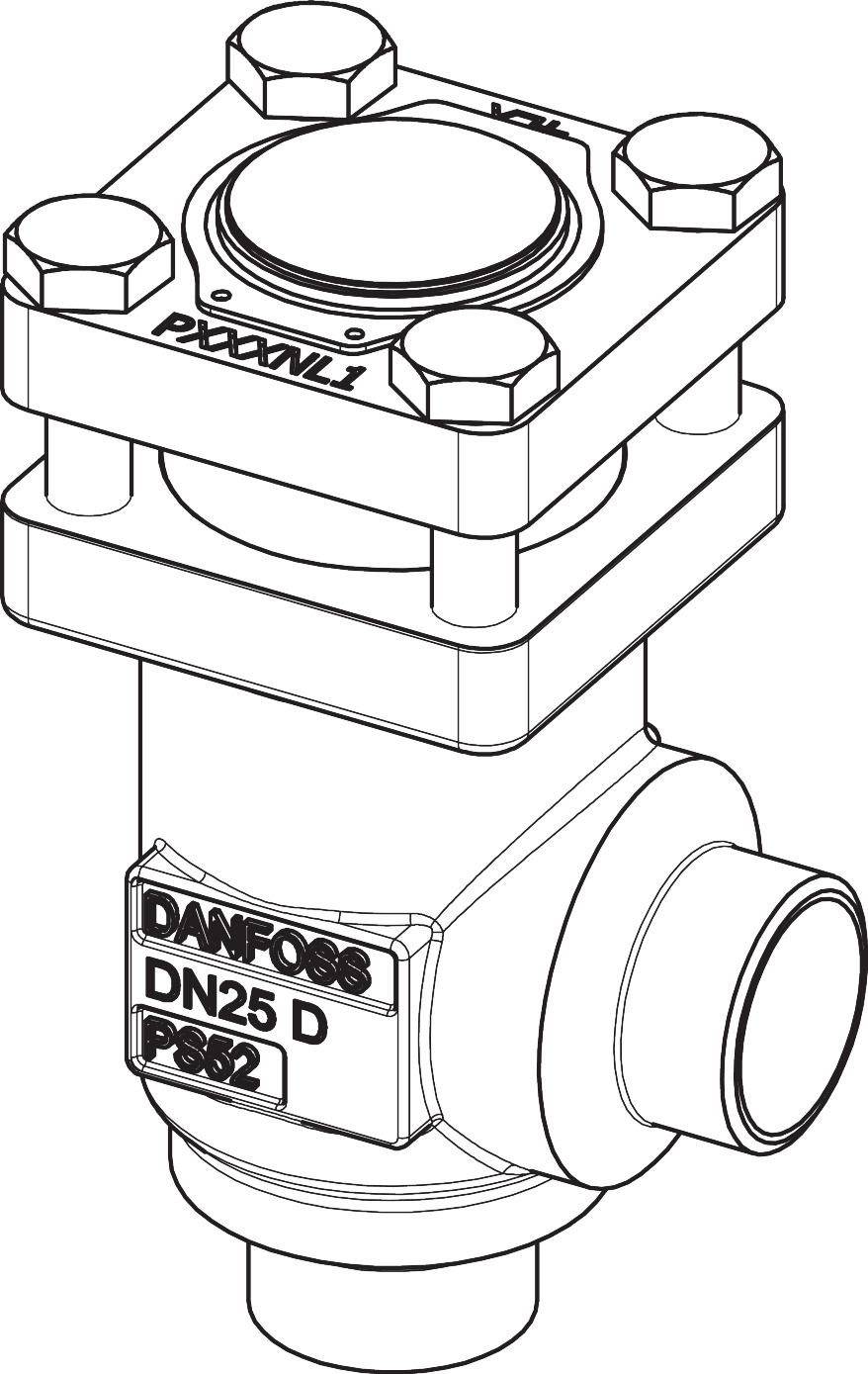 Danfoss 148B5436 — Клапан обратный CHV-X 25