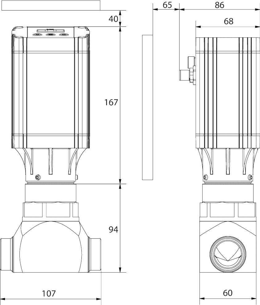 ICMTS 20-C (D 25) Клапан моторный