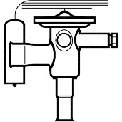 TUBE Клапан терм №5 R22/R407C 1/4"x1/2"