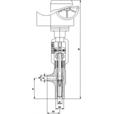 Клапан регулирующий 1с-7-2Э, 11с-7-4э, 11с-7-6э 11с-7-2