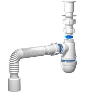 Сифон для умывальников и кухонных моек C5010 АНИ 1 1/2