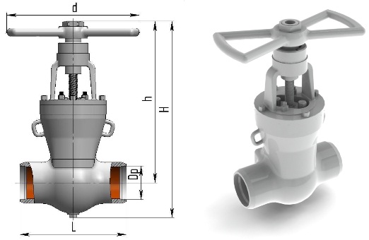 Задвижки Т-115бс, Т-116бс, Т-117бс Т-116бс