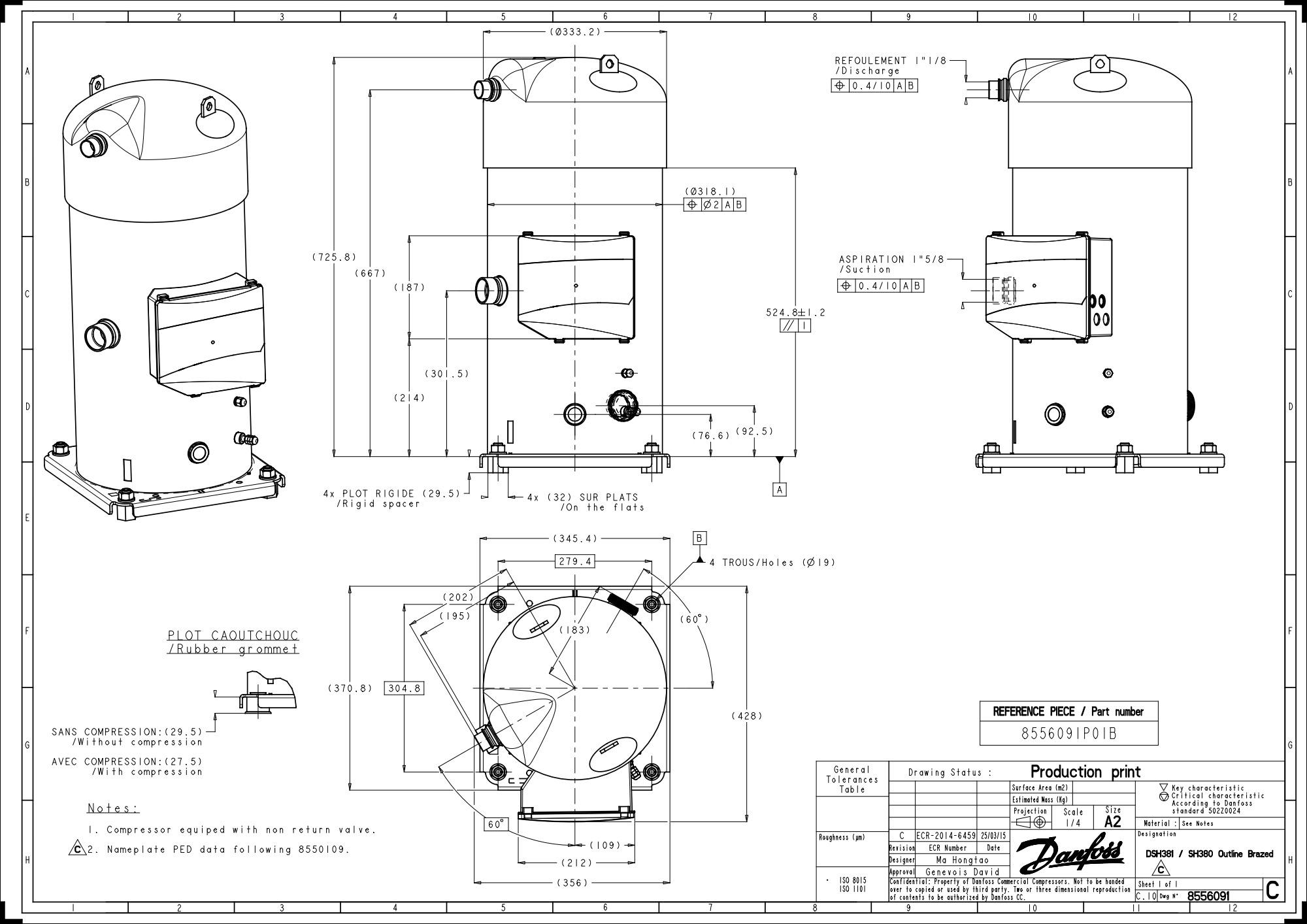 SH380A4ABE Компрессор спиральный (пр. класс 1770847380)